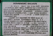 Rovninské balvany, Rovninské balvany - info tabule