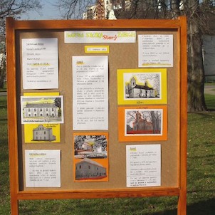Tabule stezky, stanoviště č. 13, zámek a kostel