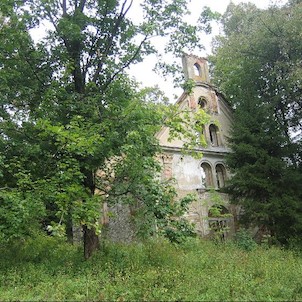 Zřícenina kostela sv. Marty nad Horním Údolím