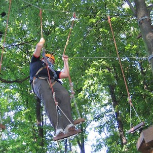 Lanový park Pod Helfštýnem