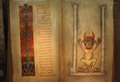 Faximile Codexu Gigas - stálá expozice muzea