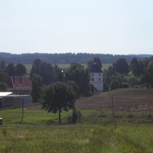 Opatov v Čechách kostel sv.Antonína od severu