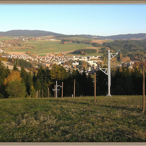 Jablonné nad Orlicí-pohled na město z Maláku