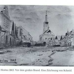 Hostouň v roce 1865