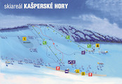 Mapa Skiareálu Kašperské hory