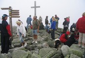 Na vrcholu Luzného 1373 m. n. m.
