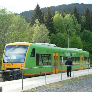 Nádraží Špičák - Waldbahn do Bavorska