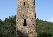 Věž zříceniny hradu Libštejn