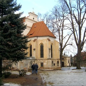 Východní strana kostela