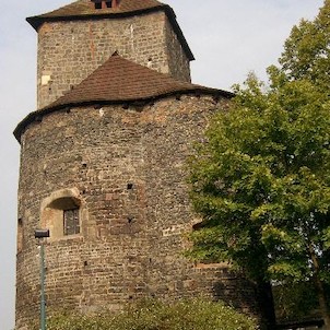 románská rotunda z konce 11.století, Z týneckého hradu se nám zachovala románská rotunda z konce 11.století a hradní hláska z druhé poloviny století dvanáctého. K nim byl přistavěn, nejspíše koncem 12.stol., románský obytný palác, který postupem doby zani