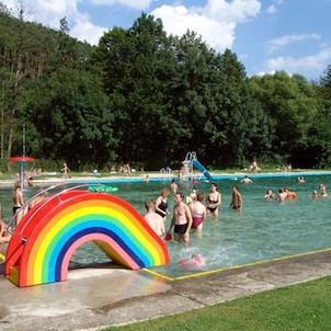 Koupaliště Chrustenice - skluzavka