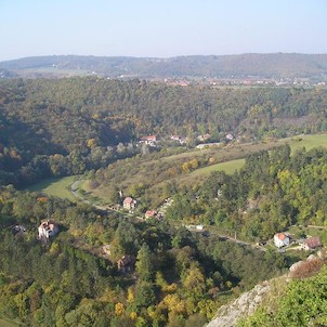 Pohled od kříže na Sv.Janem