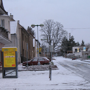 Loděnice (Husovo náměsti) v zimě
