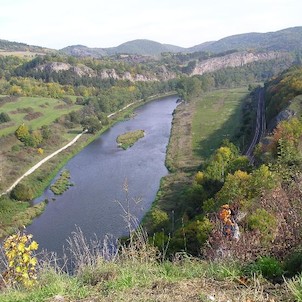 Berounka z vyhlídky