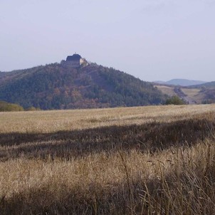 Pohled na hrad Točník