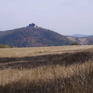 Pohled na hrad Točník