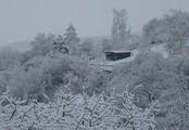 první sníh - prosinec 2008