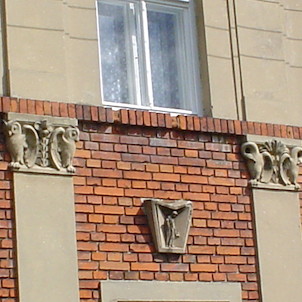 detail dekorace fasády