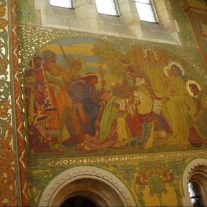Nástěnná malba, Malovaný interiér kostela v Gruntě