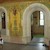 Interiér u sakrsitie, Malovaný interiér kostela v Gruntě