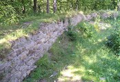 Pozůstatky hradních zdí