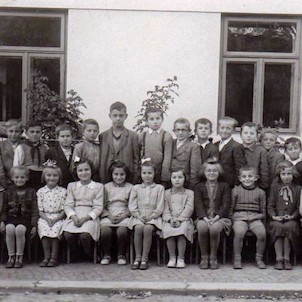 Řídící Lukáš jeho třída 1950