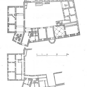 Plan Liechtenstein Castle - Skvorec