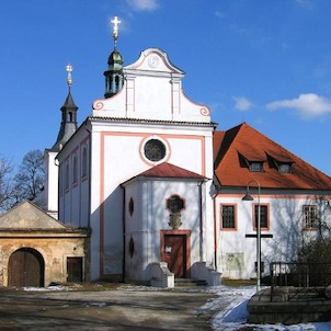 Zámecká kaple sv. Judy Tadeáše od západu, Zámek Dobřichovice