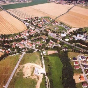 Letecký pohled část Jirčany V
