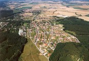 Letecký pohled část Jirčany S