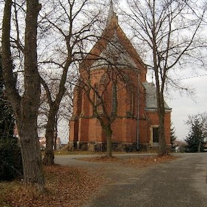 Kostel Sv.Markéty, Pohled z východu.