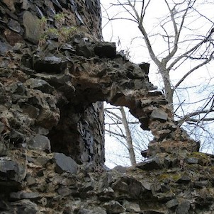 Zřícenina hradu Týřov, Zbytky zdí