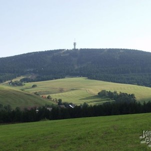 pohled na Loučnou a Klínovec