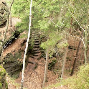 Brtnický hrádek, Přístupová cesta 17.4.06