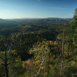 výhled z Rudolfova kamene, výhled na severozápad