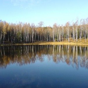 Vlčí jezírko, cca 2 km severovýchodně od Sněžníku