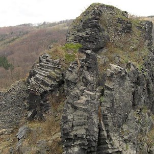 Vrabinec, jedna z vrcholových skal