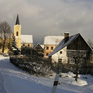 Staňkovice v zimě