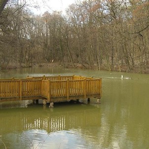 rybníček v parku, Třebívlice