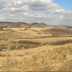 výhled na České Středohoří, Číčov