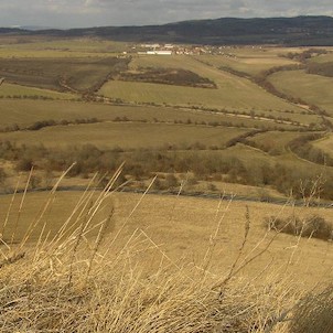 výhled z Číčova, výhled na Měrunice