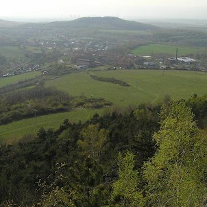 výhled z Kaňkova, výhled na Braňany