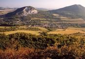 výhled z Kaňkova, pohled na Želenice,Želenický kopec a Zlatník