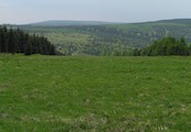 u Lichtenwaldu, výhled z cesty na zámeček