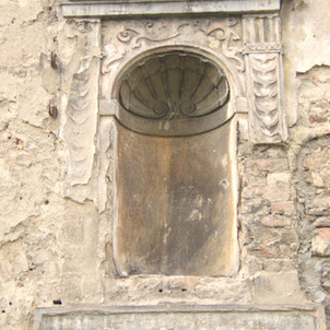 Mariánské Radčice - Fassadendetail