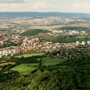výhled z Bořně, Bílina