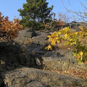 na Bořni, pod vrcholem