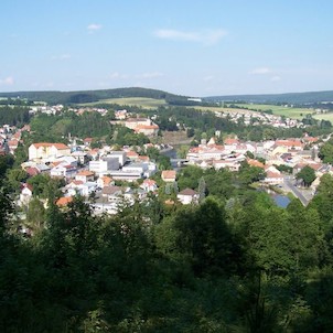 Pohled na Ledeč nad Sázavou