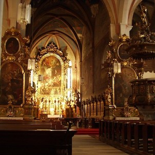 Kostel sv. Jakuba většího v Jihlavě - interiér