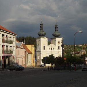 Náměstí v Bystřici nad Pernštejnem